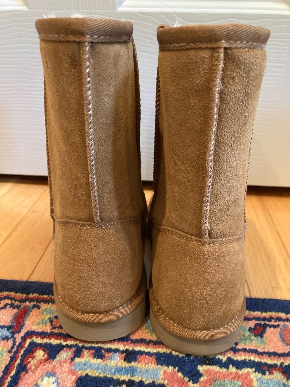 EUC Brown Suede Fleece-Lined Boots